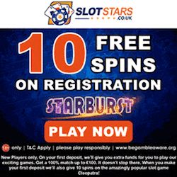 Slotstars Casino Sign Up Bonus Banner