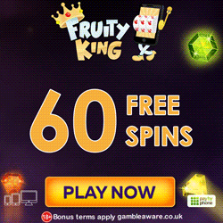 Fruity King Casino Free Spins Bonus Banner