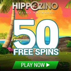 Hippozino Casino Free Spins Bonus Banner